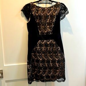 Lace style evening dress